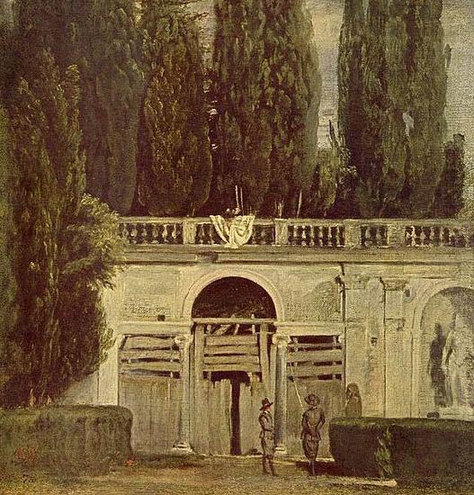 Diego Velazquez Im Garten der Villa Medici in Rom